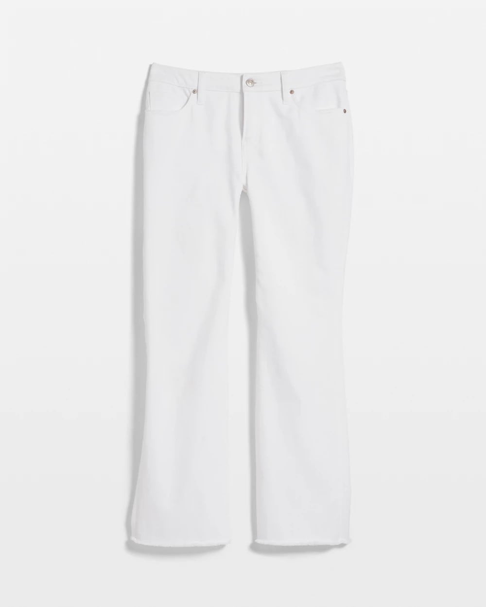 No-Stain Girlfriend Frayed Flared Jeans - Chico's