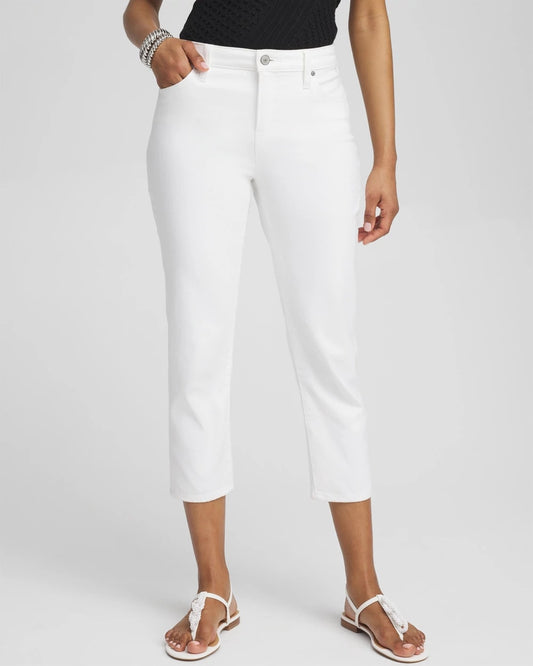 No Stain Girlfriend Cropped Jeans - Chico's