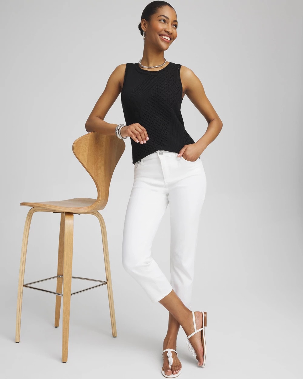 No Stain Girlfriend Cropped Jeans - Chico's