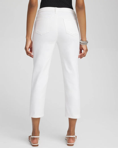 No Stain Girlfriend Cropped Jeans - Chico's