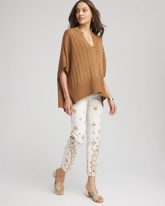 Embellished Girlfriend Slim Ankle Jeans - Chico's