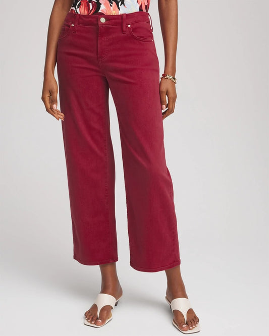 Girlfriend Cropped Wide-Leg Jean - Chico's
