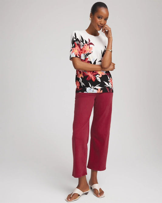 Girlfriend Cropped Wide-Leg Jean - Chico's
