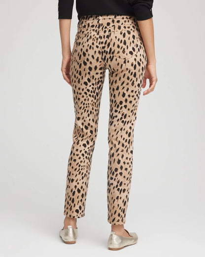 Leopard Girlfriend Slim Ankle Jeans - Chico's
